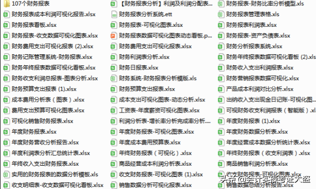 這才叫財務(wù)報表！280個全自動可視化財務(wù)報表分析模板，拿走不謝